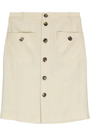 Saint Laurent Saharienne midi skirt