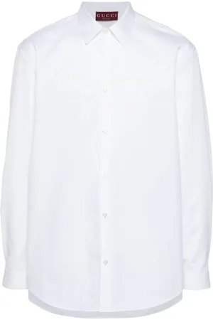 Gucci Logo-appliqué cotton shirt