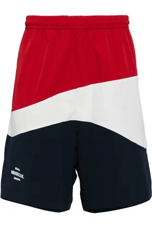 Izzue X Neighborhood colour-blocked track shorts