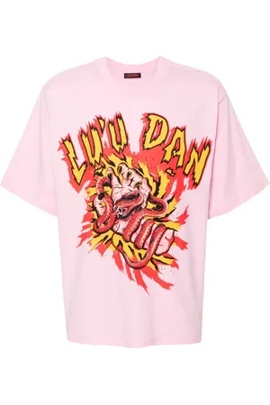 LU’U DAN Graphic-print cotton T-shirt
