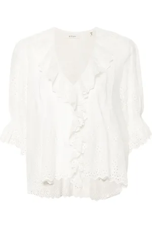 Doen Henri ruffled-detail blouse