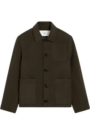 Ami Boxy wool-cashmere blend jacket