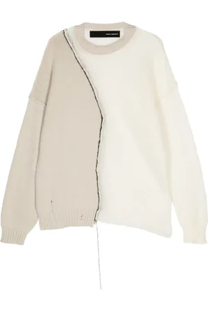 ISABEL BENENATO Panelled drop-shoulder jumper