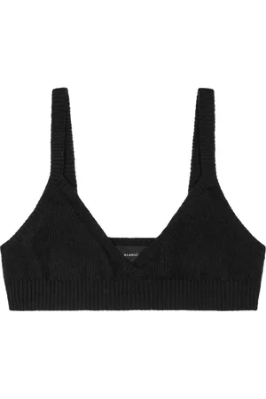 Alanui V-neck cashmere bralette