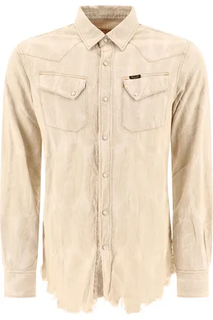 KAPITAL Distressed cotton shirt