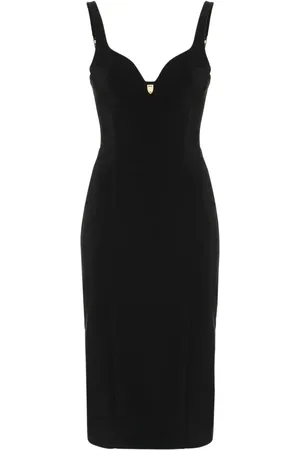 Elisabetta Franchi Cup-cut midi dress