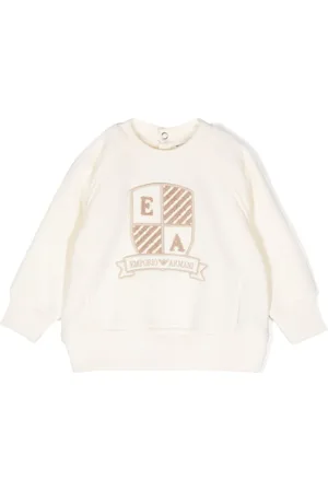 Emporio Armani Logo-embroidered jersey sweatshirt