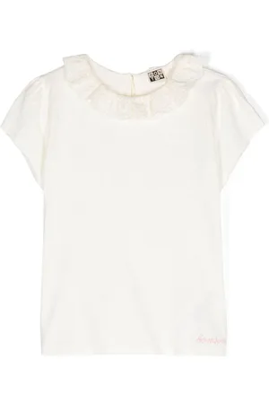 BONTON Broderie-anglaise cotton T-shirt