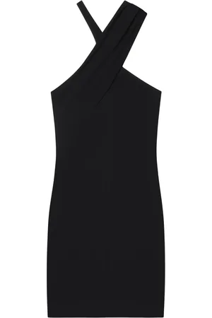 Courrèges Criss-cross jersey mini dress