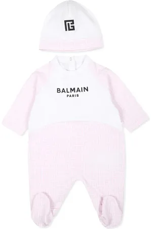 Balmain Logo-print cotton-blend pajama set