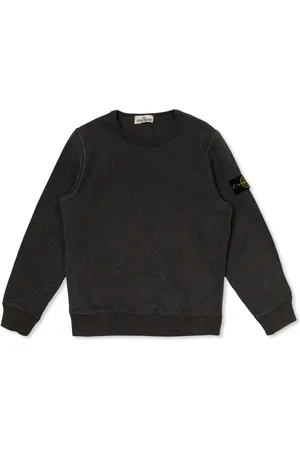 Stone Island Logo-patch cotton jumper
