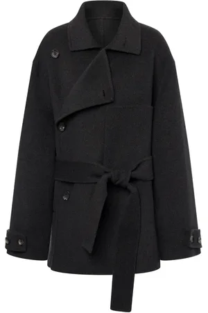 Serafini Double-breasted wool coat