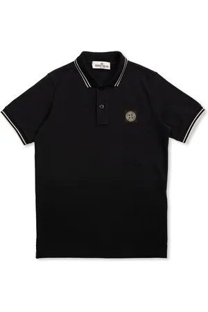 Stone Island Logo-patch polo shirt