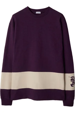 Burberry EKD stripe cotton jumper