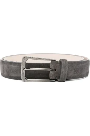 Brunello Cucinelli Suede buckle belt