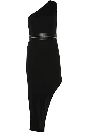 Patrizia Pepe Zip-detail asymmetric dress