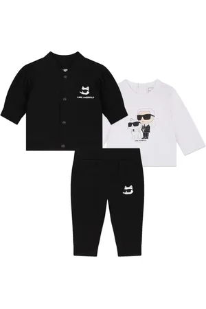Karl Lagerfeld Logo-print three-piece tracksuit