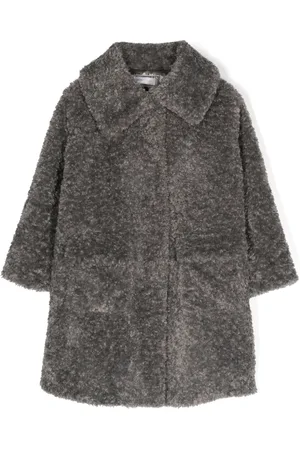 MONNALISA Teddy single-breasted coat