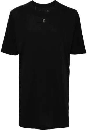11 BY BORIS BIDJAN SABERI Logo tag cotton T-shirt