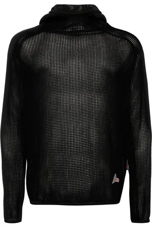 ROA Embroidered-logo hoodie