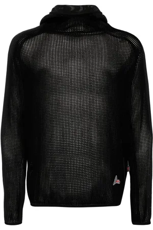ROA Embroidered-logo hoodie