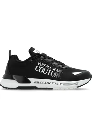 VERSACE Dynamic logo-print sneakers