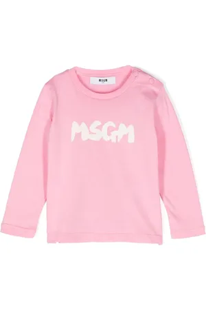 Msgm Logo-print cotton T-shirt