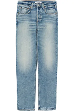 RE/DONE Mid-rise straight-leg jeans