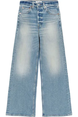 RE/DONE Wide-leg cropped jeans