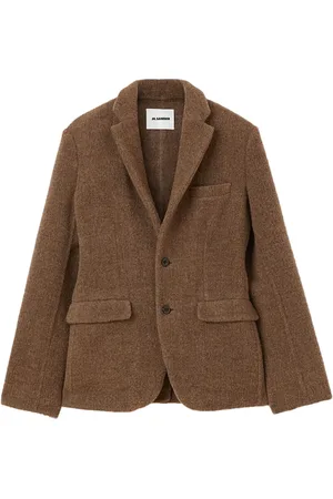 Jil Sander Single-breasted brushed blazer