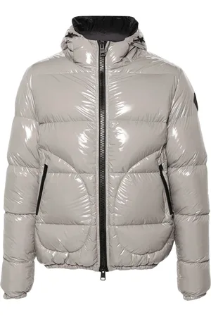 HERNO Patent hooded puffer jacket