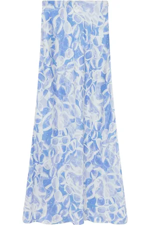 Stella McCartney Sunglasses-print maxi skirt