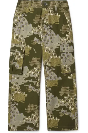OFF-WHITE Crazy Camo cotton cargo pants