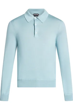 Tom Ford Long-sleeve knitted polo shirt