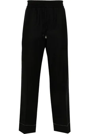 BRIONI Elasticated-waist tapered trousers