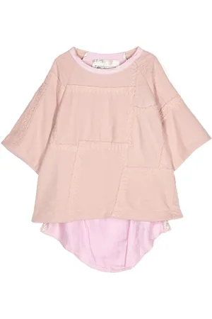BY WALID Patchwork cotton t-shirt