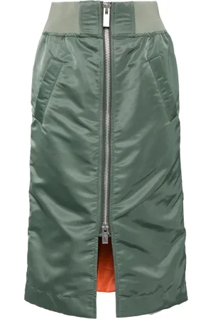 SACAI Zip-fastening straight skirt