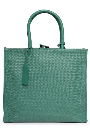 Sarah Chofakian Tresse woven leather tote bag