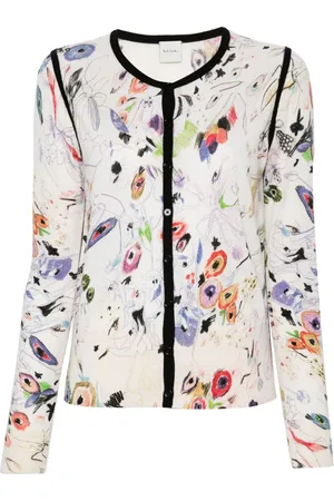 Paul Smith Sketch-print wool cardigan