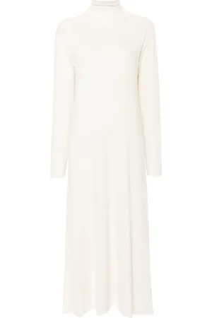 Jil Sander High-neck knitted maxi dress