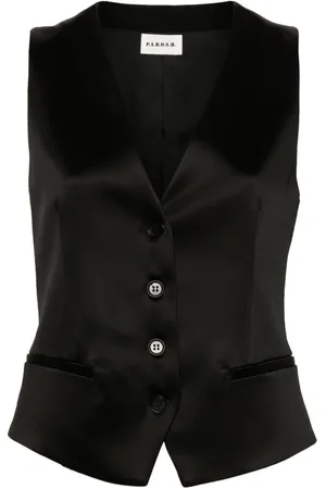 P.A.R.O.S.H. Single-breasted satin gilet