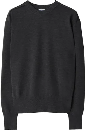 Burberry M??lange-effect wool jumper