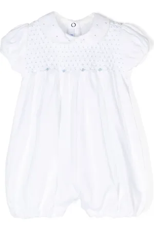 SIOLA Smocked-panel shorties