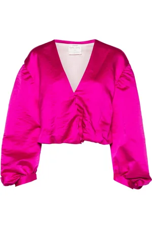 FORTE FORTE Cropped satin blouse