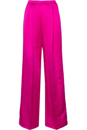 FORTE FORTE Wide-leg satin trousers