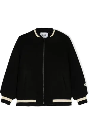 Msgm Logo-print bomber jacket