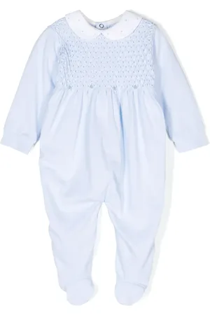 SIOLA Smocked-panel pajamas
