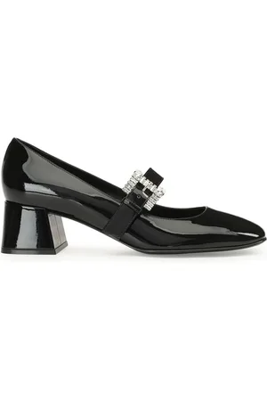 Sergio Rossi Sr Twenty Buckle 45mm leather pumps