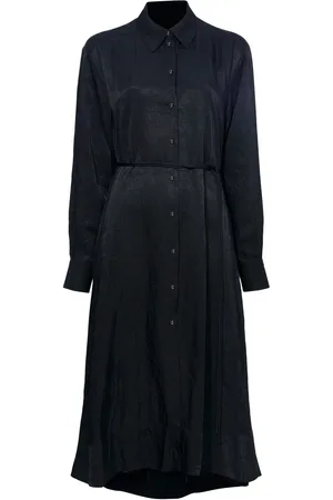 Proenza Schouler Crease-effect long-sleeve shirt dress