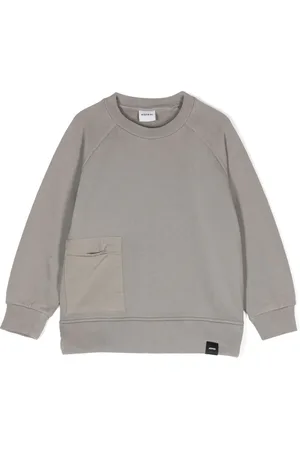 Aspesi Logo-tab cotton sweatshirt